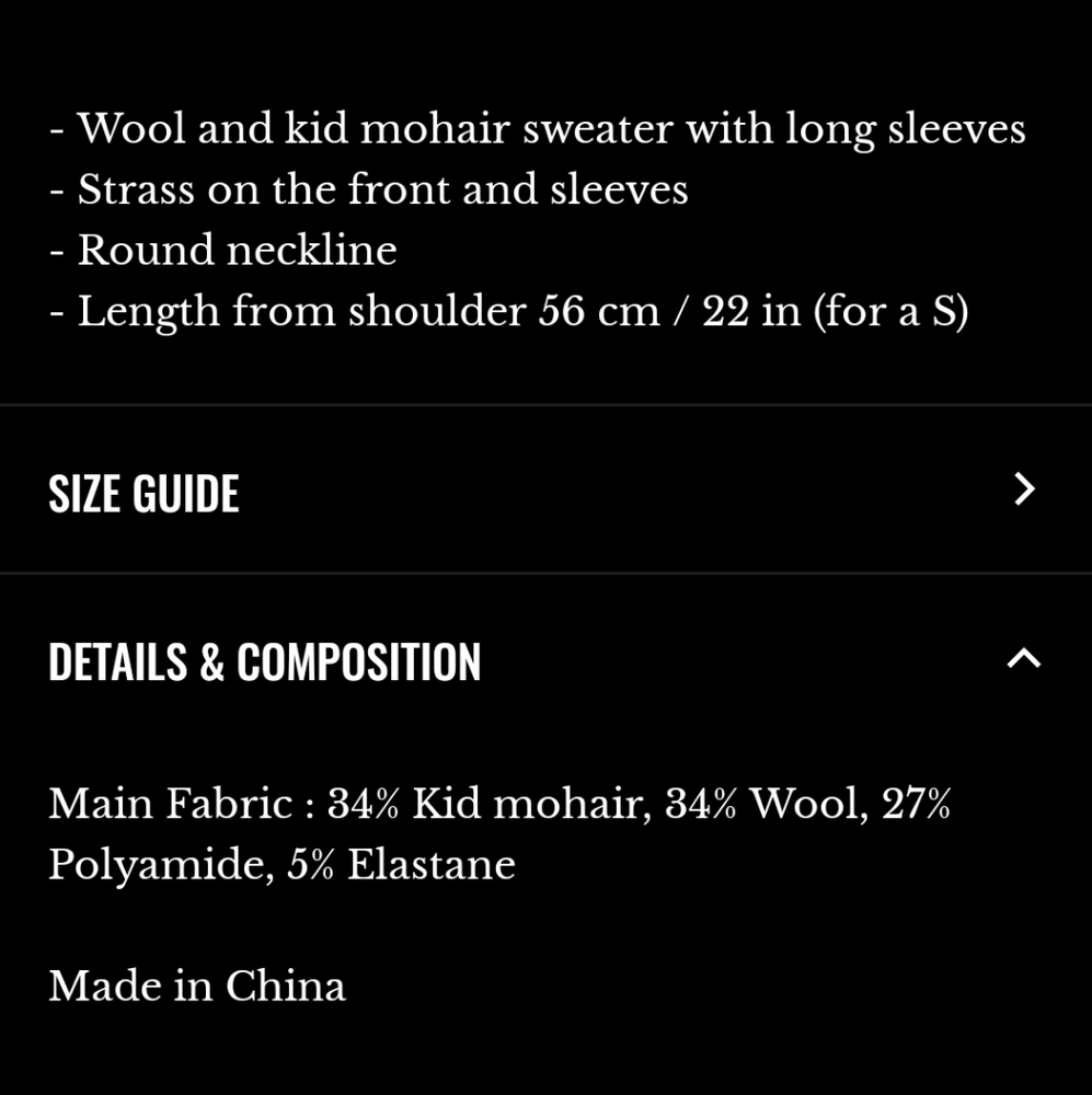 Sezane Shelby Wool/ Kid Mohair Sweater With Sequin Details - Picture 6 of 6